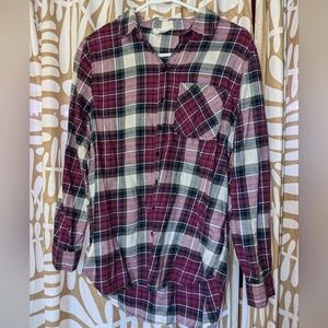 Women's Flannel button up Size S